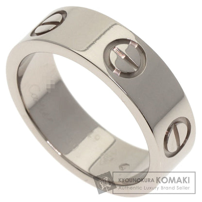 CARTIER love ring #49 Ring K18 White Gold Ladies [Used]