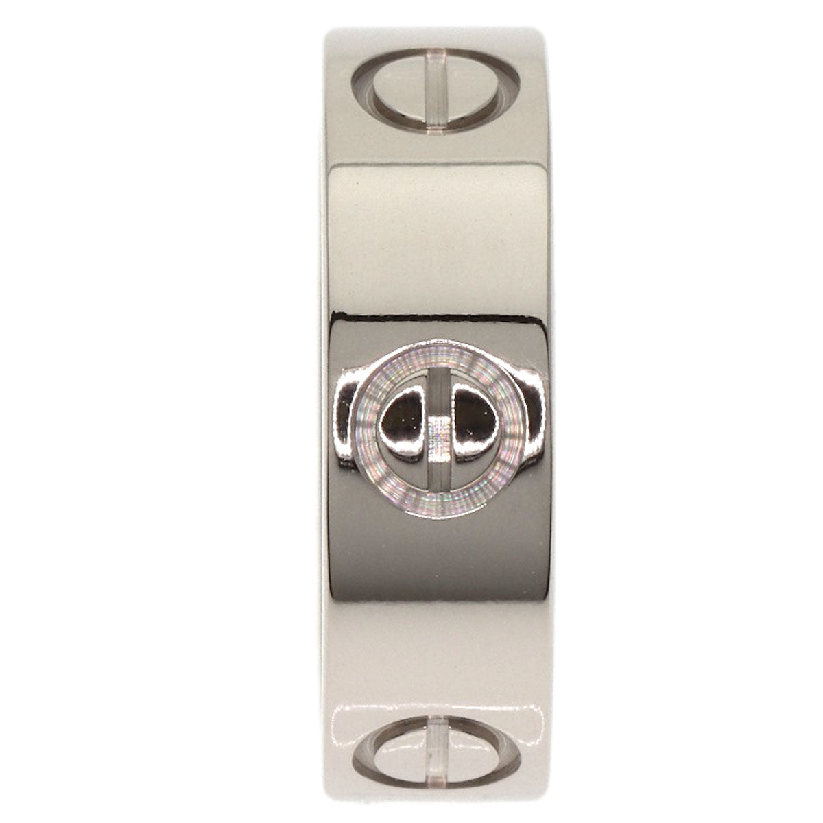 CARTIER love ring #49 Ring K18 White Gold Ladies [Used]
