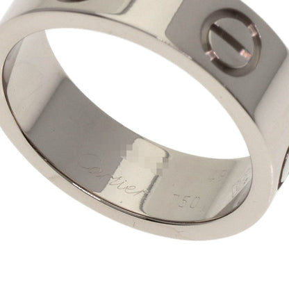 CARTIER love ring #49 Ring K18 White Gold Ladies [Used]