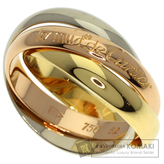 CARTIER Trinity #52 Ring K18 Yellow Gold K18 White GoldLadies [Used]