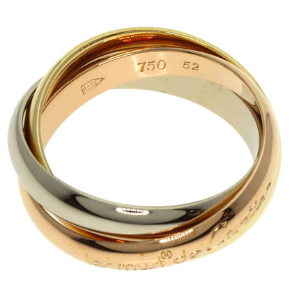 CARTIER Trinity #52 Ring K18 Yellow Gold K18 White GoldLadies [Used]