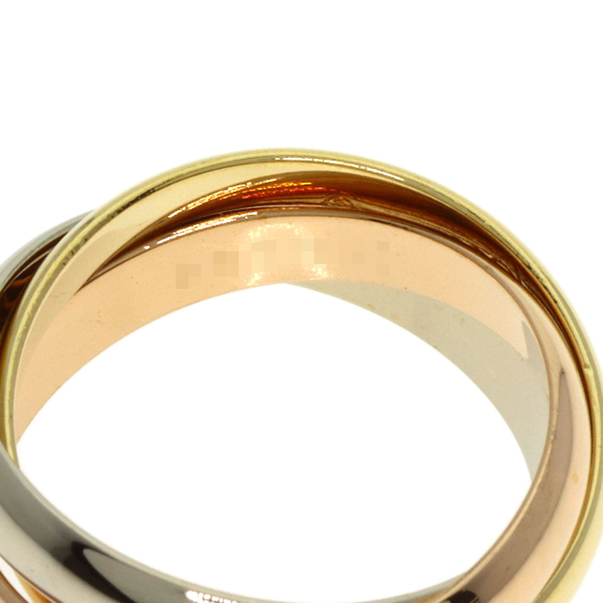 CARTIER Trinity #52 Ring K18 Yellow Gold K18 White GoldLadies [Used]