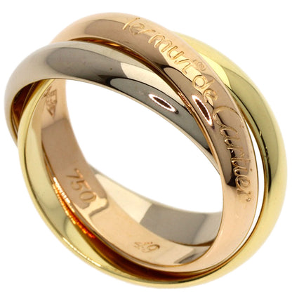 CARTIER Trinity #49 Ring K18 Yellow Gold K18 White GoldLadies [Used]