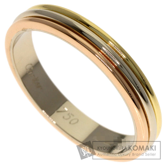 CARTIER Three colors #61 Ring K18 Yellow Gold 18K Pink GoldLadies [Used]