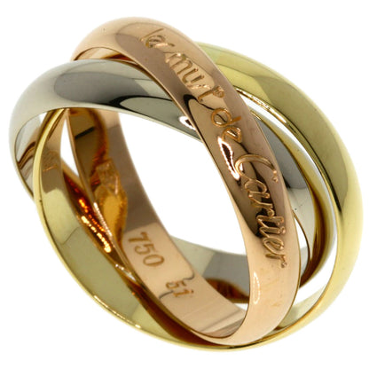 CARTIER Trinity #51 Ring K18 Yellow Gold K18 White GoldLadies [Used]
