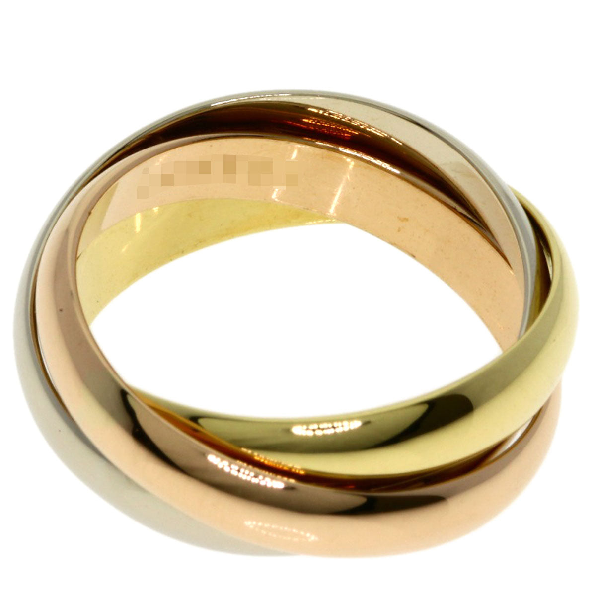 CARTIER Trinity #51 Ring K18 Yellow Gold K18 White GoldLadies [Used]