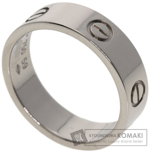 CARTIER love ring #59 Ring K18 White Gold Ladies [Used]
