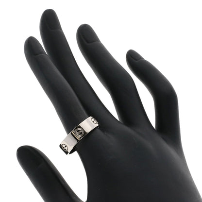 CARTIER love ring #59 Ring K18 White Gold Ladies [Used]