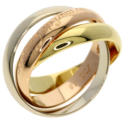 CARTIER Trinity #48 Ring K18 Yellow Gold K18 White GoldLadies [Used]