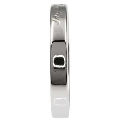 CARTIER Flat Band #52 Ring Platinum PT950 Ladies [Used]