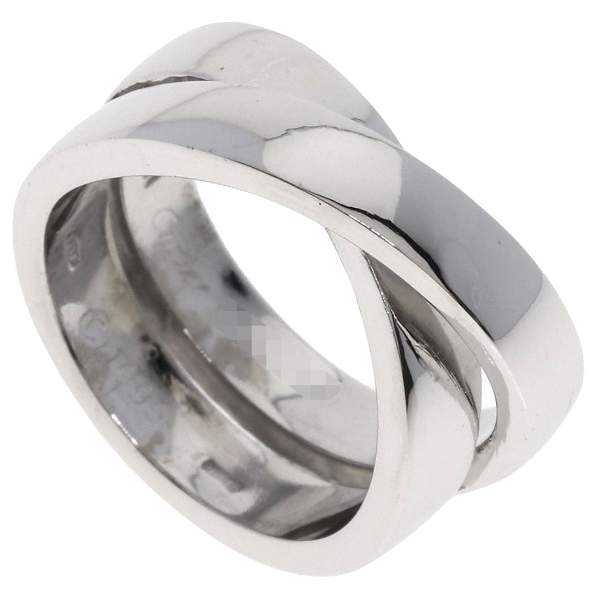 CARTIER Parising # 51 Ring K18 White Gold Ladies [Used]