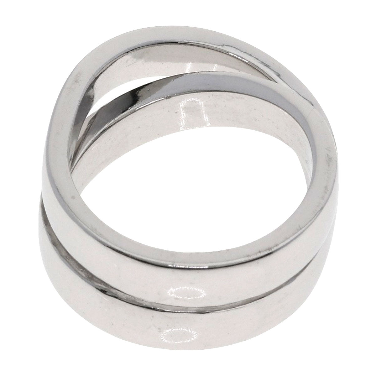 CARTIER Parising # 51 Ring K18 White Gold Ladies [Used]