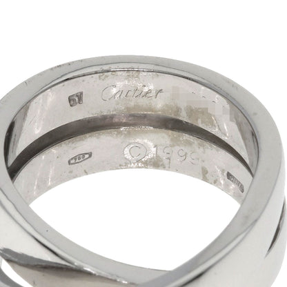 CARTIER Parising # 51 Ring K18 White Gold Ladies [Used]