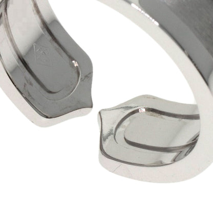 CARTIER C2 Ring SM #51 Ring K18 White Gold Ladies [Used]