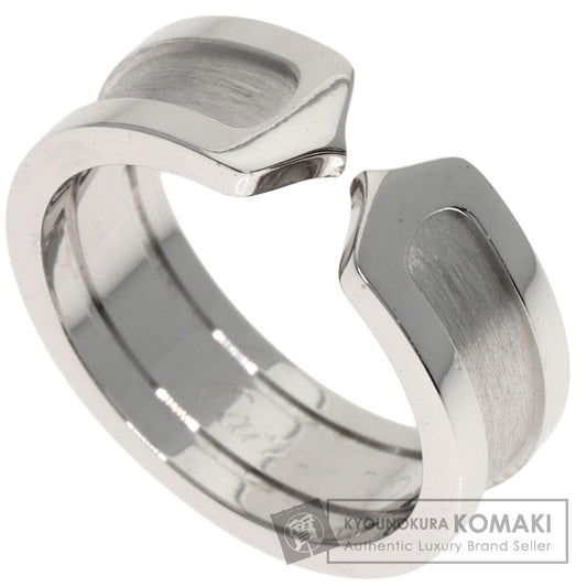 CARTIER C2 Ring SM #51 Ring K18 White Gold Ladies [Used]