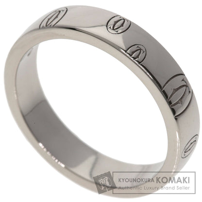 CARTIER Happy birthday # 49 Ring K18 White Gold Ladies [Used]