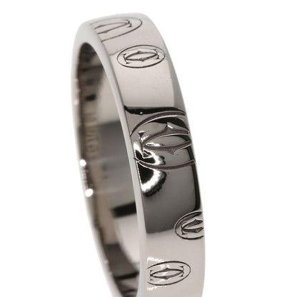CARTIER Happy birthday # 49 Ring K18 White Gold Ladies [Used]