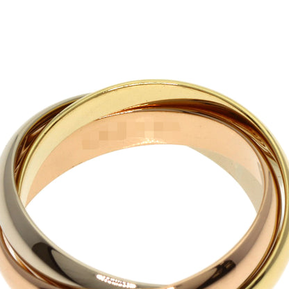 CARTIER Trinity #50 Ring K18 Yellow Gold K18 White GoldLadies [Used]