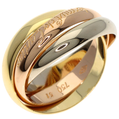 CARTIER Trinity #51 Ring K18 Yellow Gold 18K Pink GoldLadies [Used]