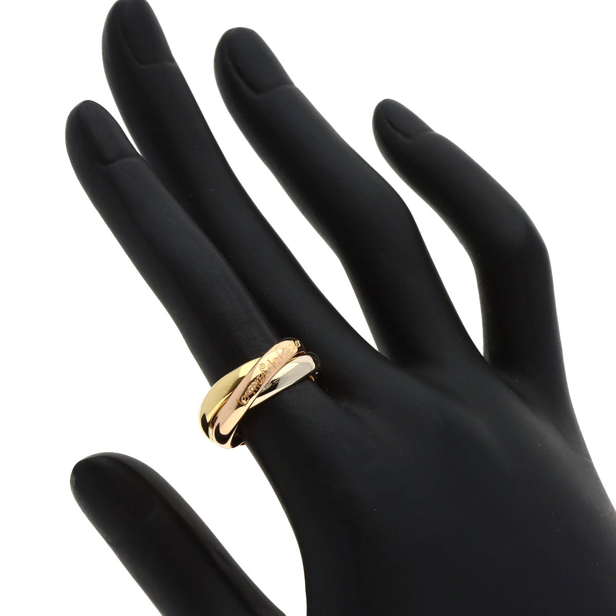 CARTIER Trinity #51 Ring K18 Yellow Gold 18K Pink GoldLadies [Used]