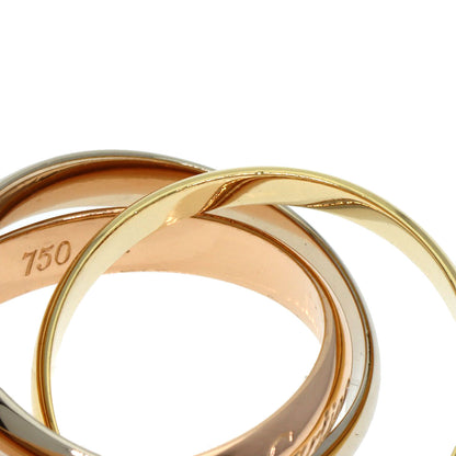 CARTIER Trinity #51 Ring K18 Yellow Gold 18K Pink GoldLadies [Used]