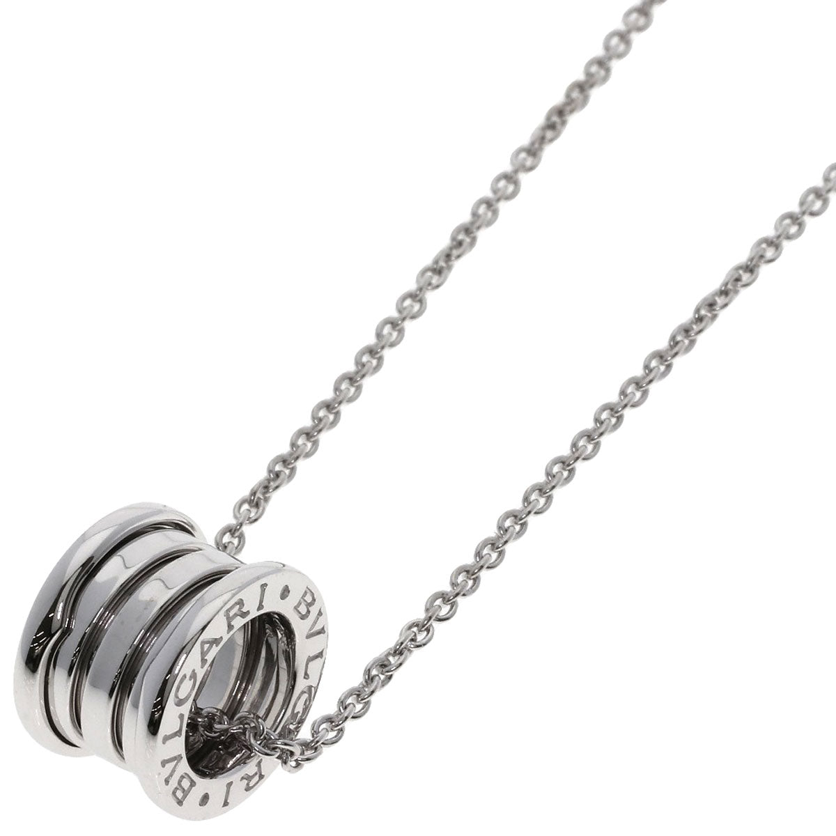 BVLGARI B.zero1 Necklace K18 White Gold Ladies [Used]