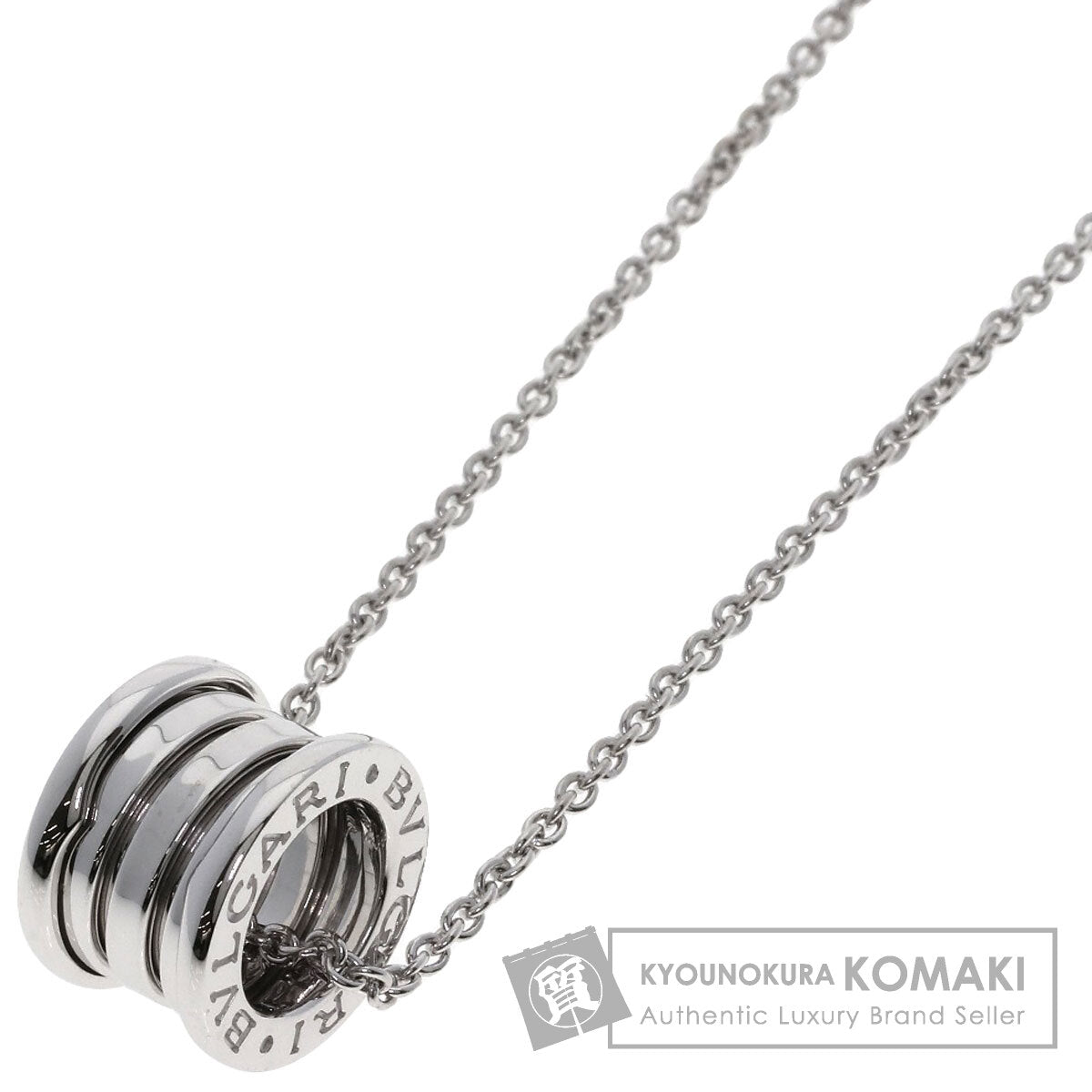 BVLGARI B.zero1 Necklace K18 White Gold Ladies [Used]