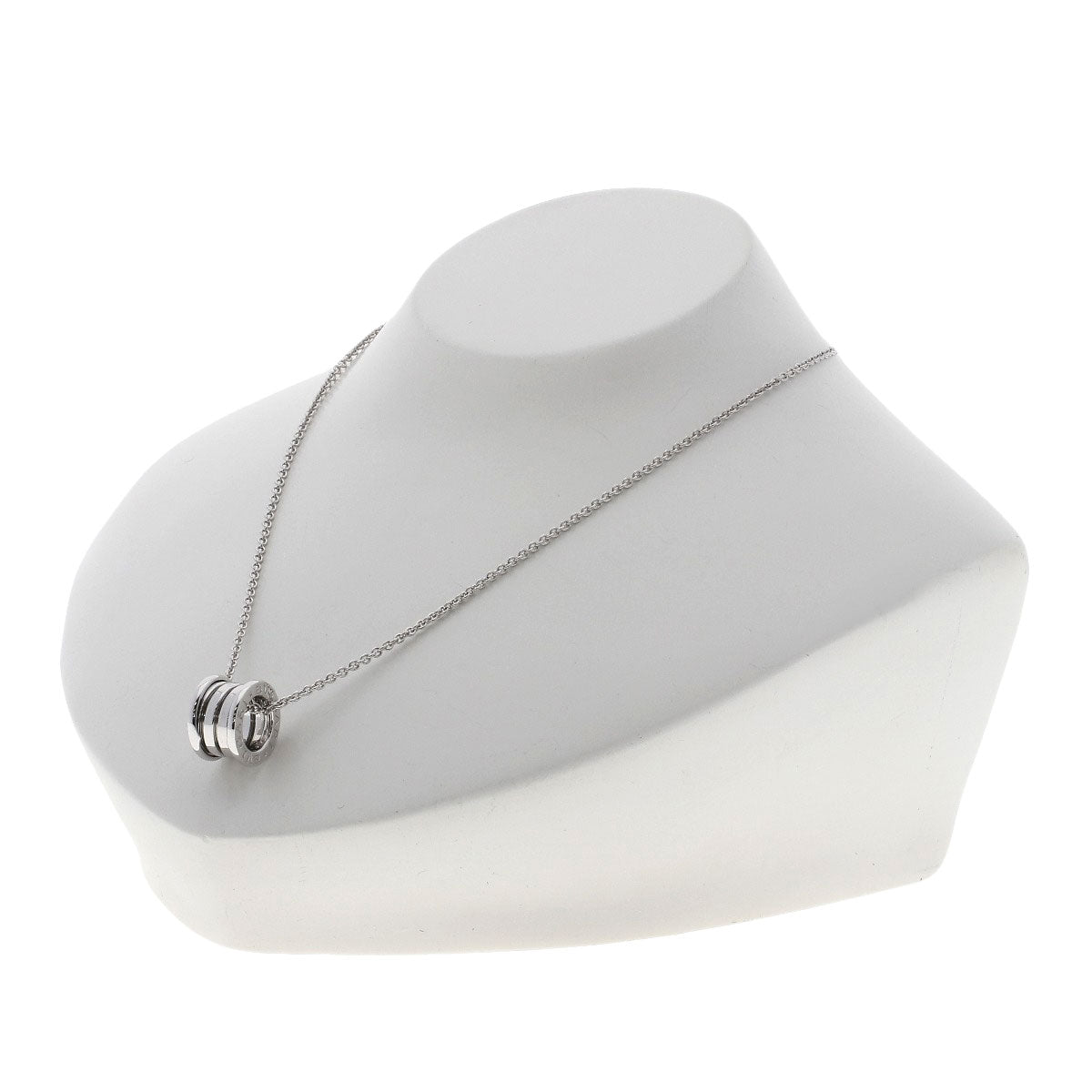 BVLGARI B.zero1 Necklace K18 White Gold Ladies [Used]
