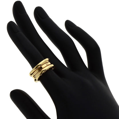 BVLGARI B.zero1 2 Band #49 Ring K18 Yellow Gold Ladies [Used]
