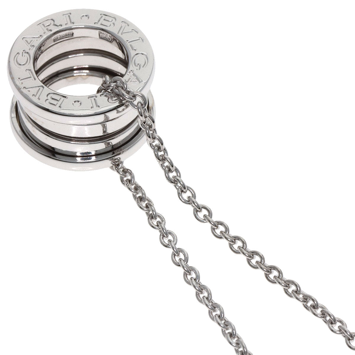 BVLGARI B.zero1 Necklace K18 White Gold Ladies [Used]