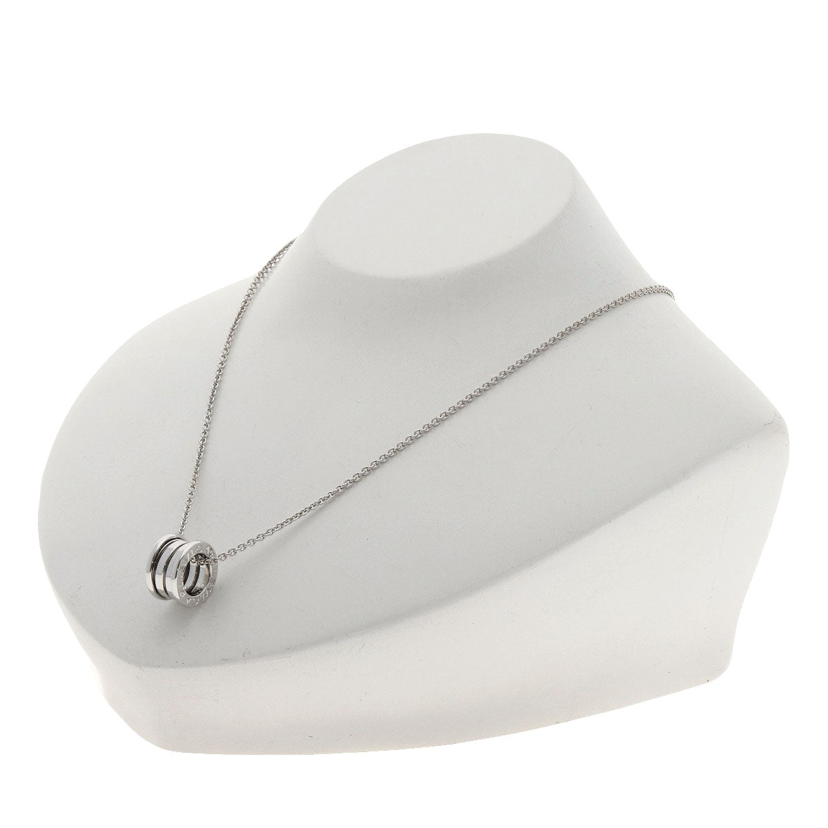 BVLGARI B.zero1 Necklace K18 White Gold Ladies [Used]