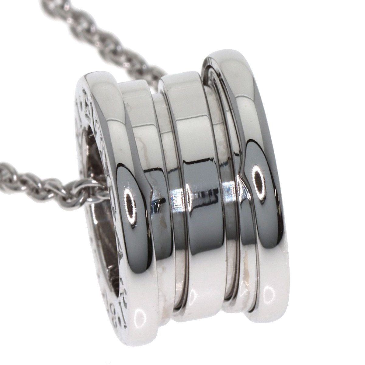 BVLGARI B.zero1 Necklace K18 White Gold Ladies [Used]