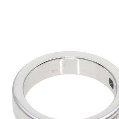 BVLGARI Double logo Diamond Ring K18 White Gold Ladies [Used]