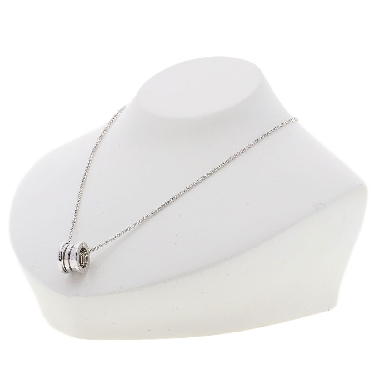 BVLGARI B.zero1 Necklace K18 White Gold Ladies [Used]