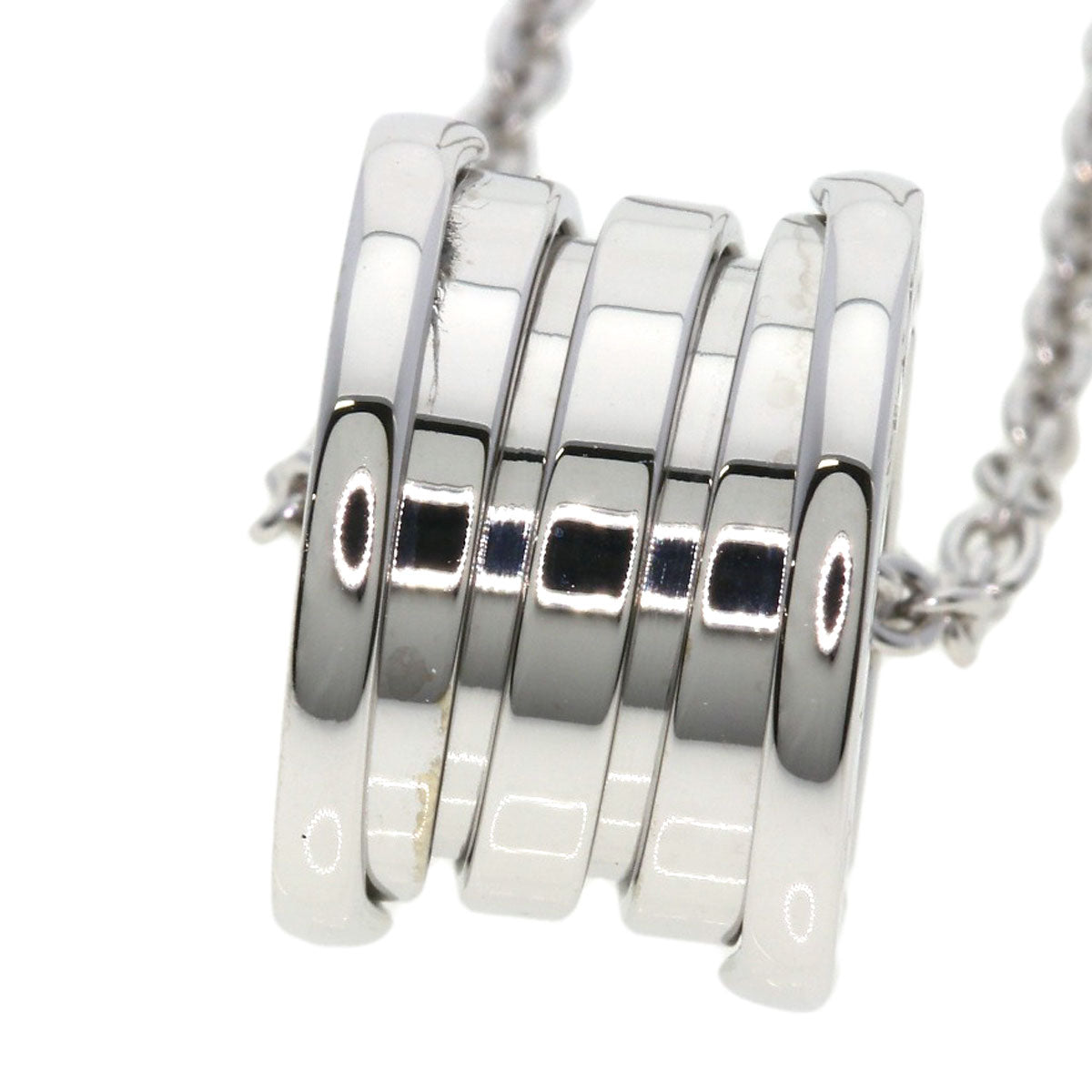 BVLGARI B.zero1 Necklace K18 White Gold Ladies [Used]
