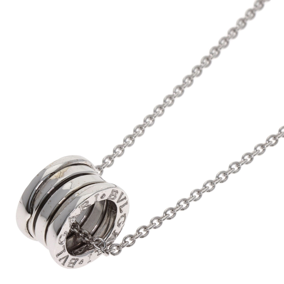 BVLGARI B.zero1 Necklace K18 White Gold Ladies [Used]