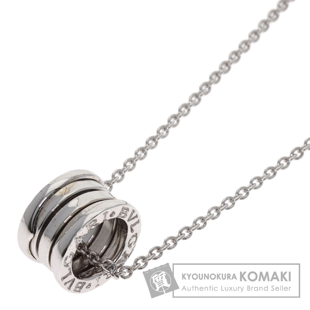 BVLGARI B.zero1 Necklace K18 White Gold Ladies [Used]