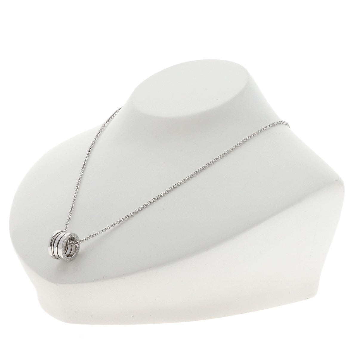 BVLGARI B.zero1 Necklace K18 White Gold Ladies [Used]
