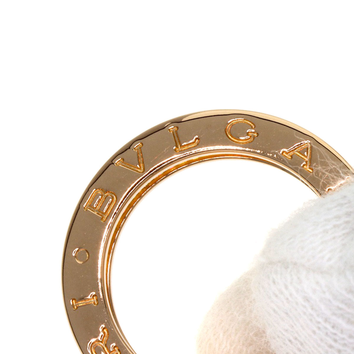 BVLGARI B.zero1 1 band #49 Ring K18 Pink Gold Ladies [Used]