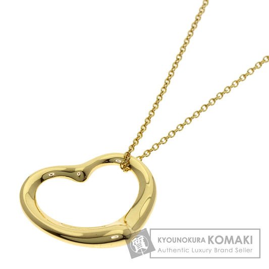 TIFFANY&Co. Open heart Necklace K18 Yellow Gold Ladies [Used]