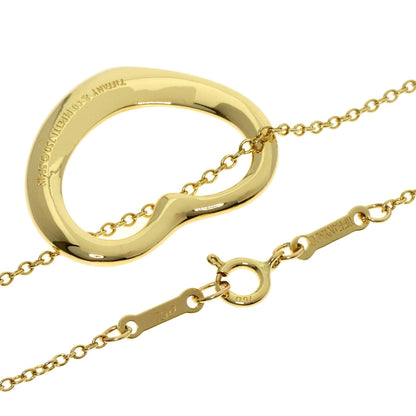TIFFANY&Co. Open heart Necklace K18 Yellow Gold Ladies [Used]