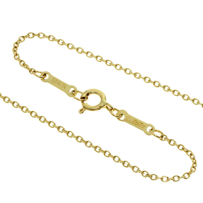 TIFFANY&Co. Open heart Necklace K18 Yellow Gold Ladies [Used]