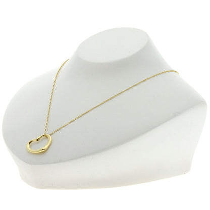 TIFFANY&Co. Open heart Necklace K18 Yellow Gold Ladies [Used]