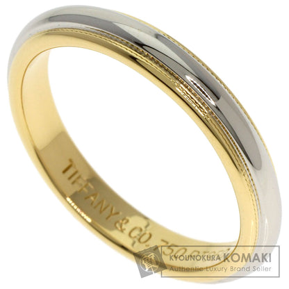 TIFFANY&Co. Milgrain Ring Platinum PT950 18K Yellow GoldLadies [Used]
