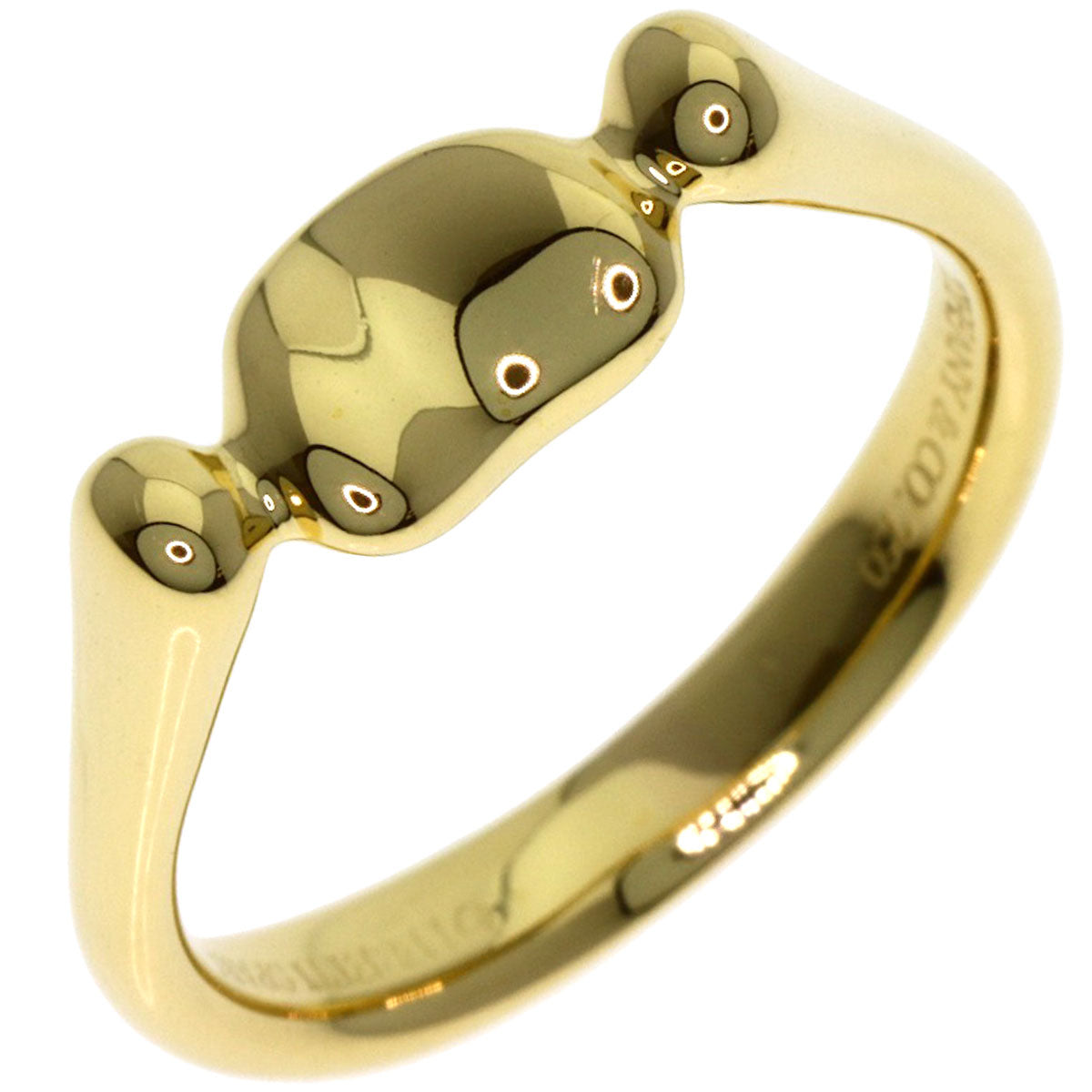 TIFFANY&Co. Bean Ring K18 Yellow Gold Ladies [Used]