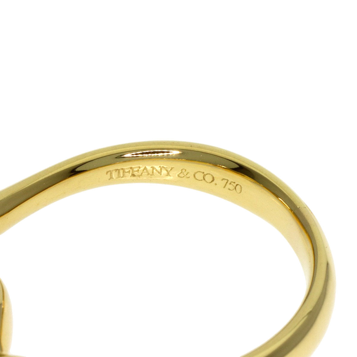 TIFFANY&Co. Bean Ring K18 Yellow Gold Ladies [Used]