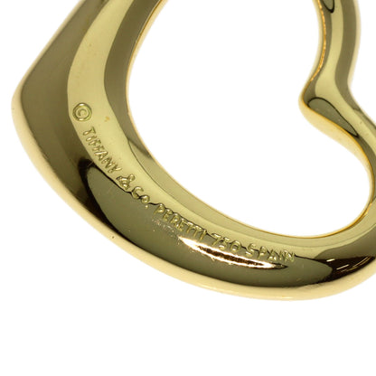 TIFFANY&Co. Open Heart Medium TOP Pendant top K18 Yellow Gold Ladies [Used]