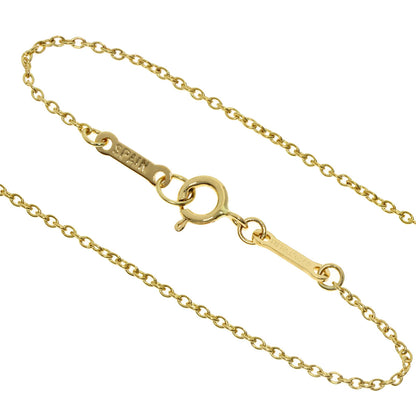 TIFFANY&Co. Open heart Necklace K18 Yellow Gold Ladies [Used]