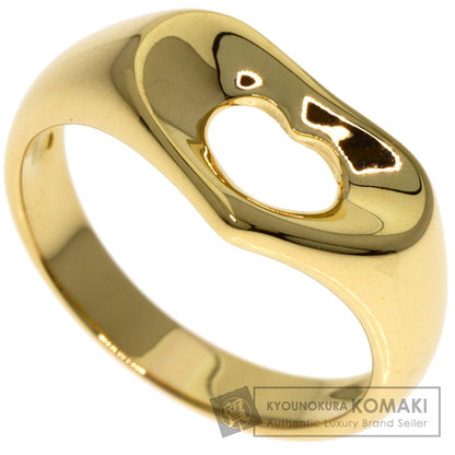 TIFFANY&Co. Open heart Ring K18 Yellow Gold Ladies [Used]