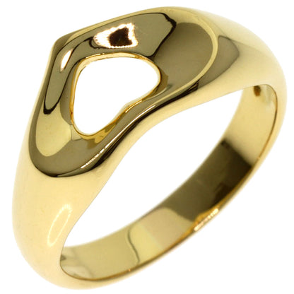 TIFFANY&Co. Open heart Ring K18 Yellow Gold Ladies [Used]
